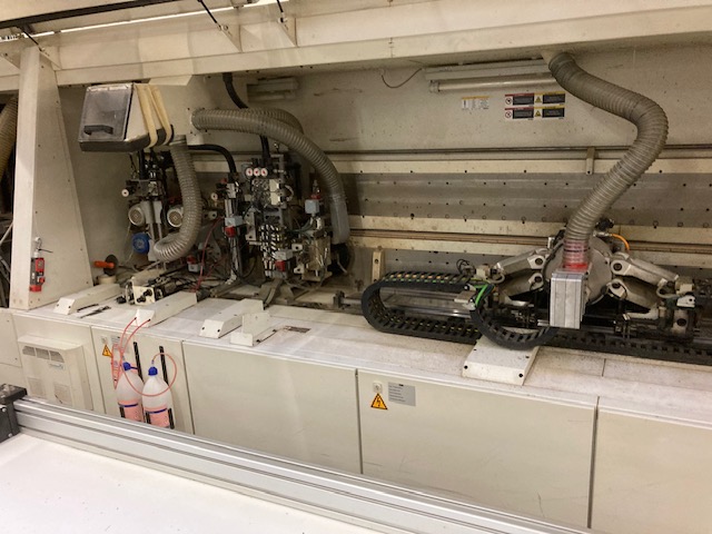 Doppelseitige Kantenanleimmaschine IMA Typ Combima/II/500/B/R3