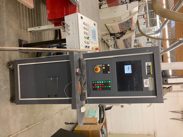 Doppelseitige Kantenanleimmaschine IMA Typ Combima/II/500/B/R3